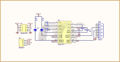 RS232 To TTL Converter Module MAX3232