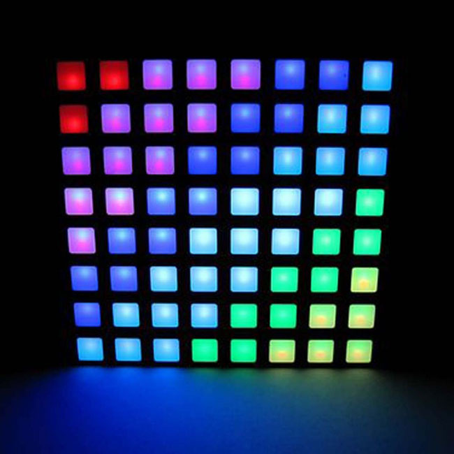 60mm Square 8*8 LED Matrix - Square RGB LED(Square-Dot)