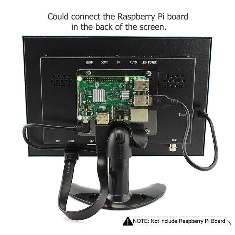 16:10 IPS Touch Bildschirm für Laptop Raspberry Pi PC PS3 PS4 Xbox Switch Thinlerain 10,1 Zoll Portabler Monitor HDMI Full HD 1920x1200 Pixel Tragbarer Touchscreen Monitor 
