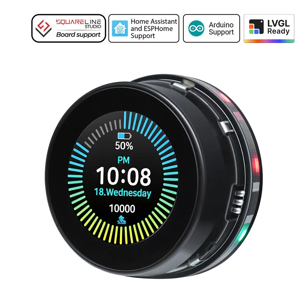 CrowPanel 1.46inch-HMI ESP32 Rotary Display 360x360 IPS Round