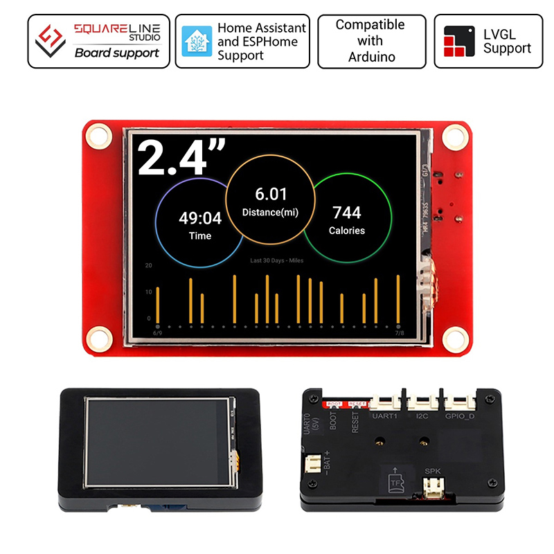 CrowPanel 2.4inch-ESP32 HMI 320x240 SPI TFT LCD Touch Screen