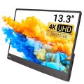 Elecrow 13.3” Portable Monitor 4K UHD IPS 3840x2160 Ultra Slim Screen with Kickstand Dual USB C Monitor for Laptop PC