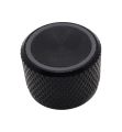Aluminum Black Knob With Ring