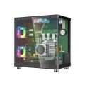 Mini PC Case With 1.3” OLED Screen For Raspberry Pi 5/Jetson Orin Nano