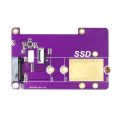 Raspberry Pi 5 PCIE to M.2 NVME SSD solid state drive expansion board supports Gen3/M.2 2280 SSD
