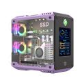 PiTower Gen 2 Mini PC Case with 2.8” IPS Screen | Dual SSD Slot Designed for Raspberry Pi 5