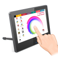 RC070P 7 Inch 1024x600 Raspberry Pi Monitor Touchscreen Capacitive IPS Display with Built-in Speaker & Stand 