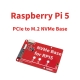 Raspberry Pi 5 NVME PCIe SSD Base NVPI5-2280B 2230 2242 2260 228