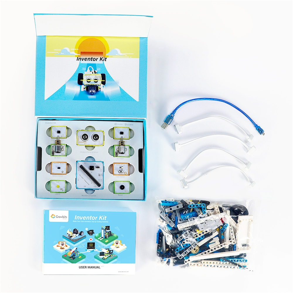 Crowbits Inventor Kit for Micro bit Starter programming kit Robot Toy for Learning Code