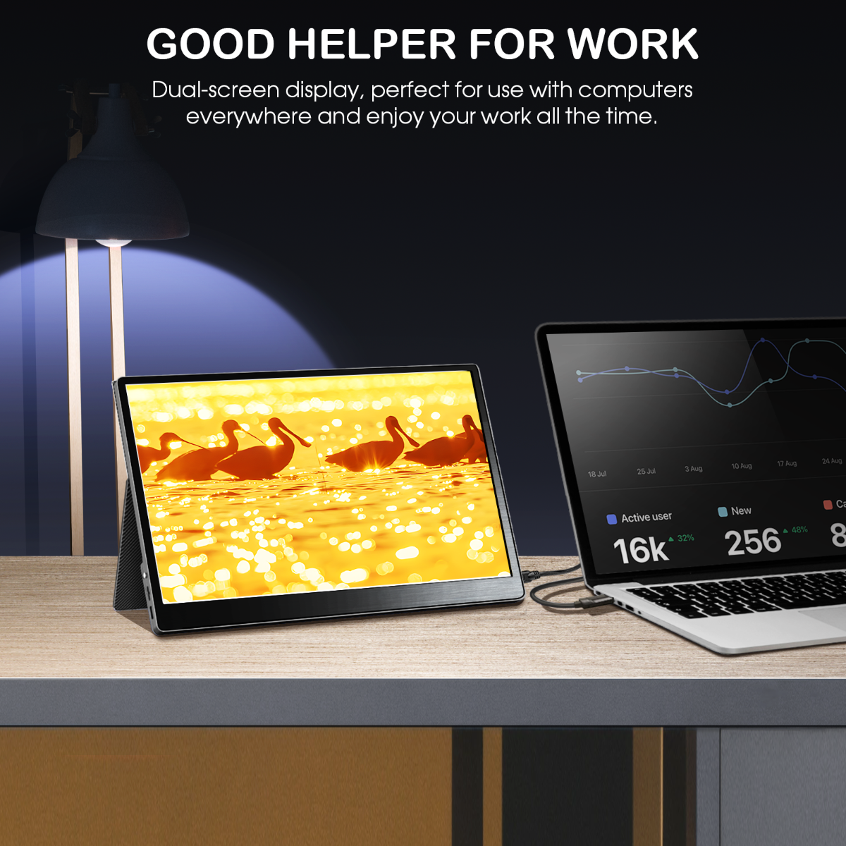 CrowVi VF133 HD 1920x1080 Ultra Thin Display 13.3 Inch IPS