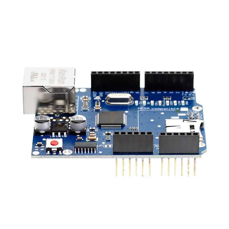 Scheda Ethernet W5100 Per Arduino - Con Slot SD Per Memorizzazione Dati - Foto 11