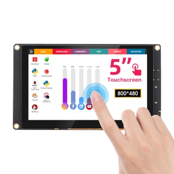 5 Inch 800*480 Resolution Display for Raspberry Pi Compatible with Jetson Nano, Beaglebone