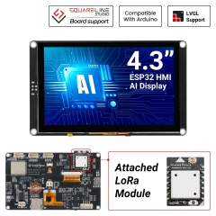 Crowpanel Advance 4.3 HMI display support Meshtastic