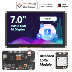 Crowpanel Advance 7 inch display with Meshtastic module