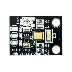 Analog MEMS Microphone with Variable Amp