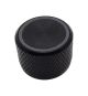 Aluminum Black Knob With Ring