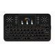 Raspberry Pi 3/2B/Zero Mini Portable 2.4GHz Wireless Touchpad Keyboard with Backlight