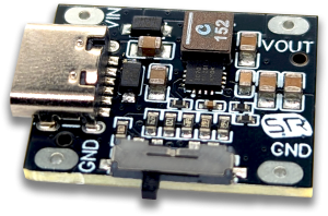 Sysrox DC-DC Buck-Boost Converter 3-16V to 3.3V / 5V / 9V, Max 2A Arduino Step-Up Step-Down TPS63070 Voltage Regulator with USB Type C Input