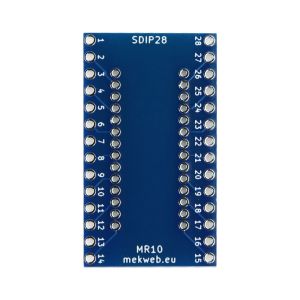 SDIP28 DIP28S 1.78 mm to 2.54 mm (0.1") Raster Adapter Board 