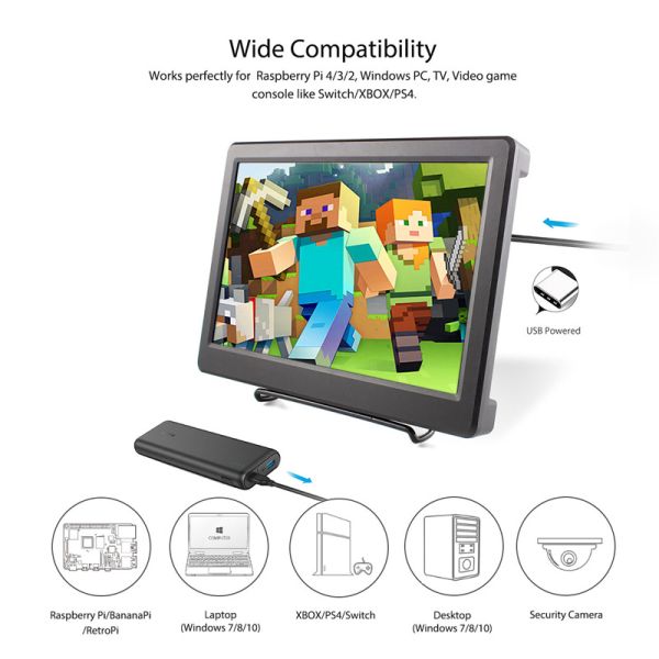 Kenowa oniteur Portable écran Tactile, 11,6 Pouces HDR oniteur