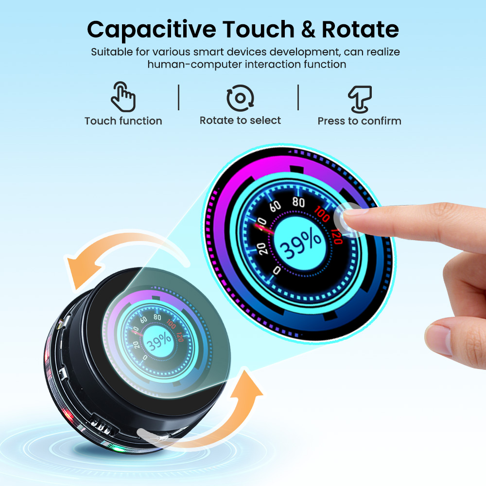 CrowPanel 1.46inch-HMI ESP32 Rotary Display 360x360 IPS Round