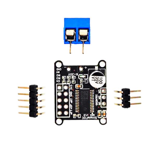 Simple FOC Mini Brushless Motor Controller Board Featuring Drv8313 Chip And Onboards 3 3v Ldo Output