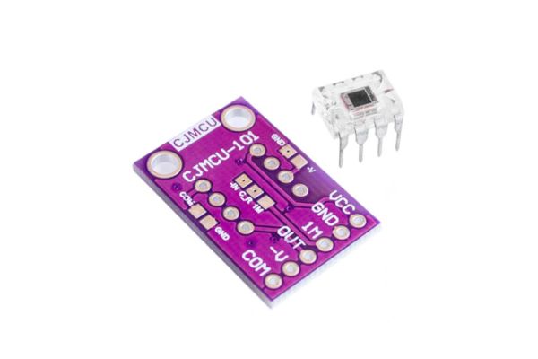 RAKSTORE OPT101 Light Analog Sensor Module – Monolithic Photodiode Chip For Light Intensity Detection, 2.7-36V, 14kHz Bandwidth-807659