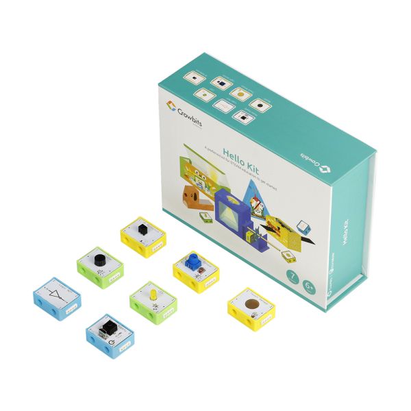 【新品】ピリオド HA プログラム セット Crowbits-Hello Kit with 7 modules, Programming Learning Kit, STEM