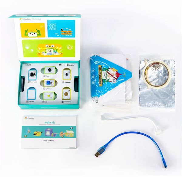 【新品】ピリオド HA プログラム セット Crowbits-Hello Kit with 7 modules, Programming Learning Kit, STEM