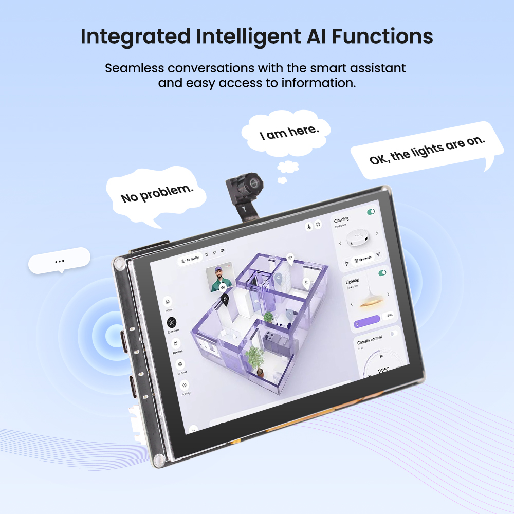 CrowPanel Advanced 5inch |ESP32-P4 HMI AI Display 800x480 IPS