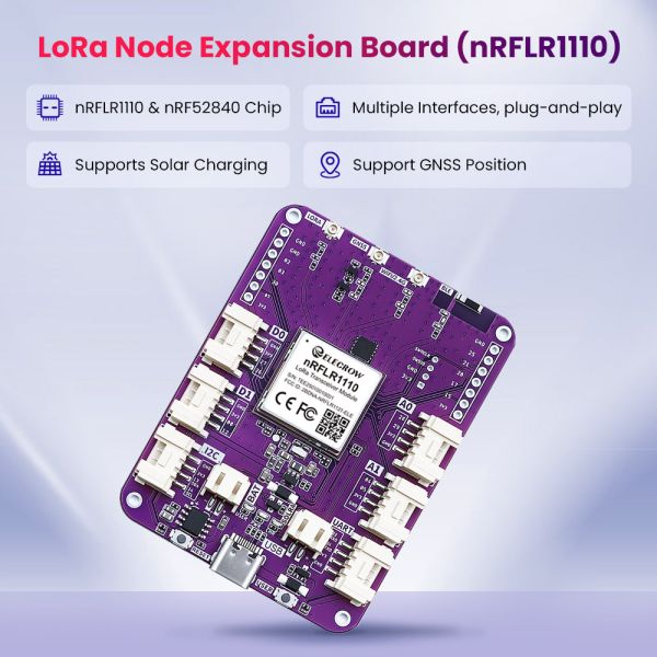 LoRa Node Expansion Board-nRFLR1110 Integrates nRF52840 for Long