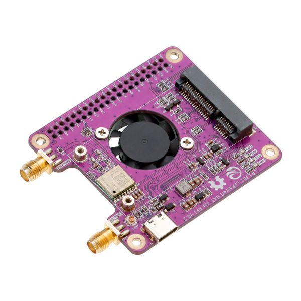 LR1302 868M/915M LoRaWAN Hat for RPI SX1302 Long Range Module