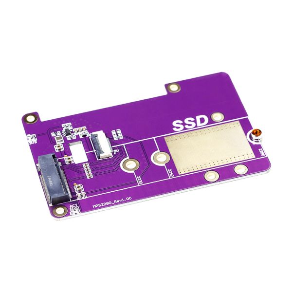 Raspberry Pi 5 PCIE to M.2 NVME SSD solid state drive expansion