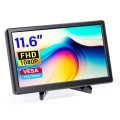11.6 Inch 1920x1080 Full HD Display VGA IPS PS3 PS4 Gaming Screen with Build-In Speakers for Raspberry Pi/JetsonNano/Beaglebone/ XBOX/ Windows 7/8/10