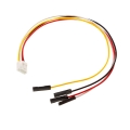 4 Pin Crowtail to Female Splittable Jumper Wire(5 pcs）