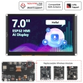 CrowPanel Advance 7“ HMI| ESP32-S3 AI-Powered IPS Touch Screen (800x480) Support LVGL/Micropython/Meshtastic