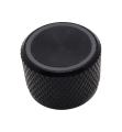 Aluminum Black Knob With Ring