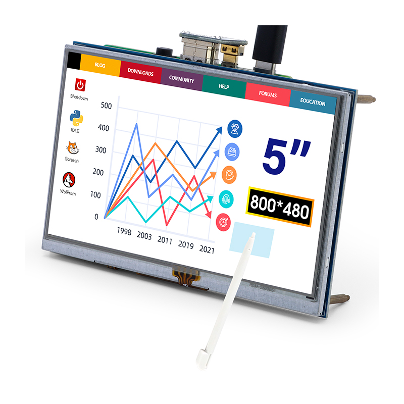 3.5 Inch 480x320 TFT Display with Touch Screen for Raspberry Pi:Elecrow ...