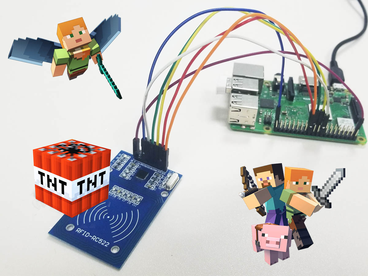 Playing Raspberry Pi Magic Minecraft Blocks without CrowPi