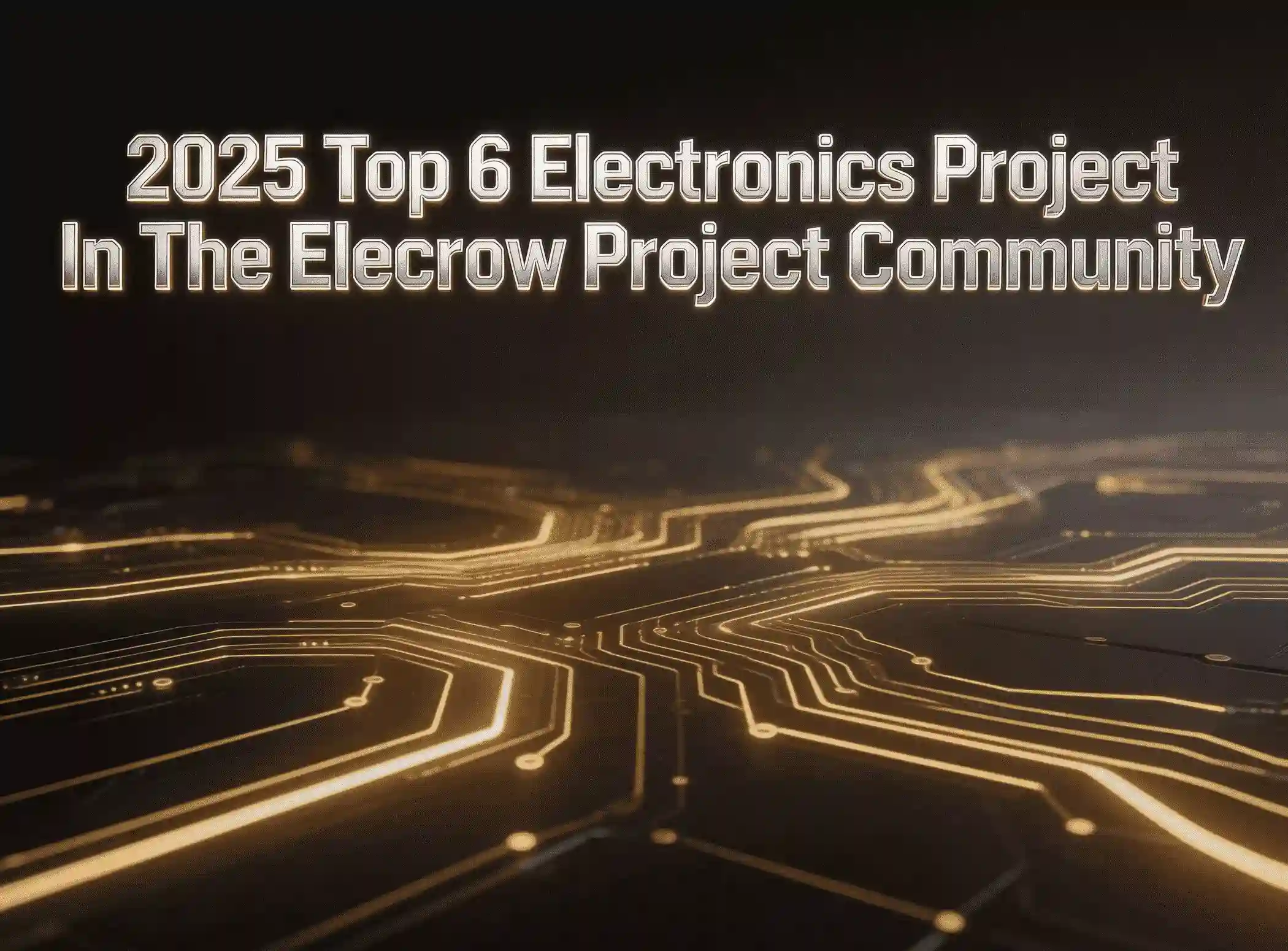 2025 Top 6 Electronics Project In The Elecrow Project Community