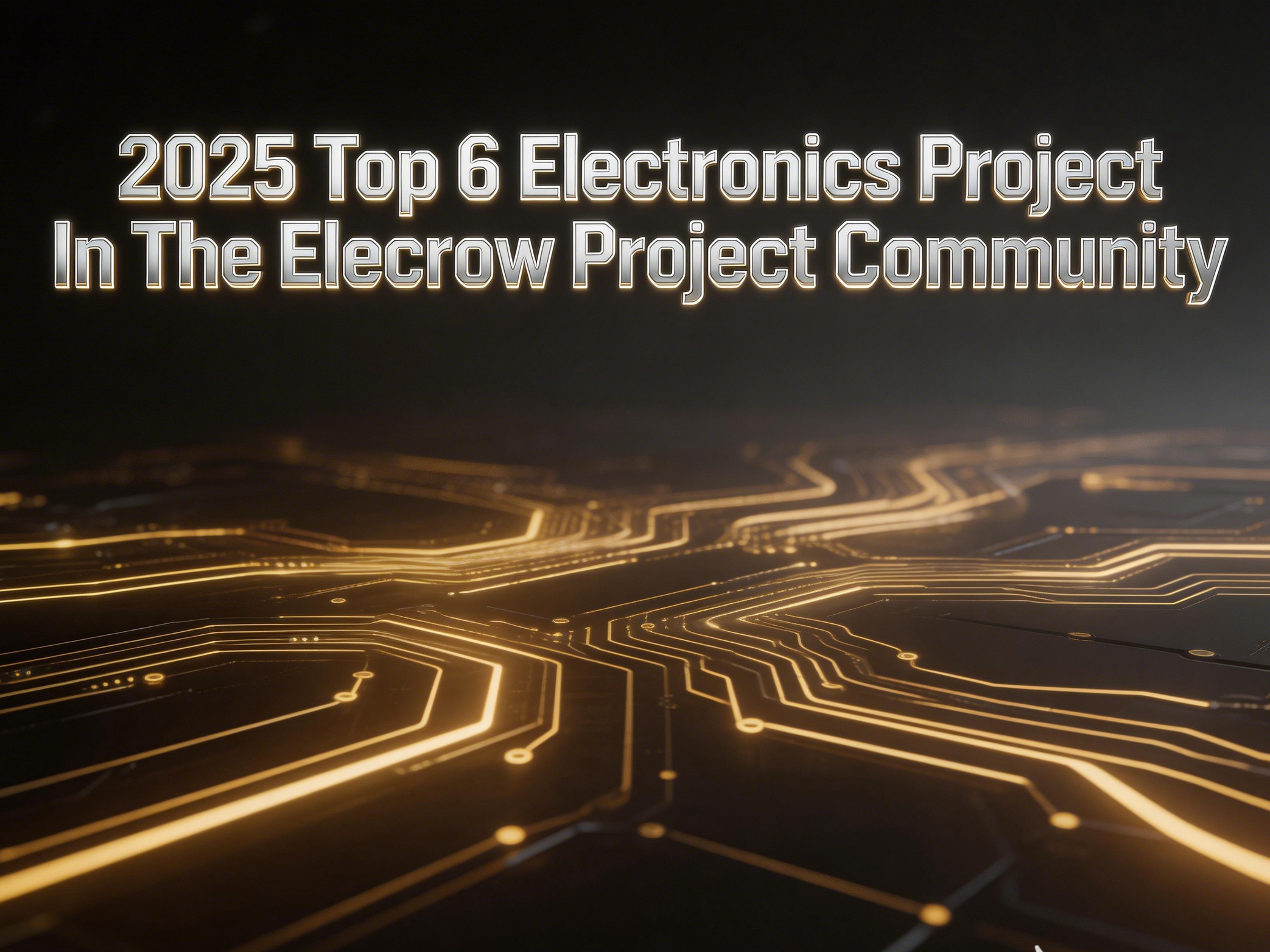 2025 Top 6 Electronics Project In The Elecrow Project Community