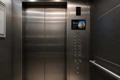 How Grovety Turned 900 Elevator Cabins into Ad Revenue with Elecrow CrowPanel ESP32-P4