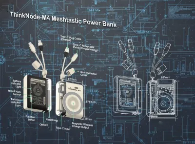 ThinkNode-M4 Power Bank and Meshtastic Network Combined