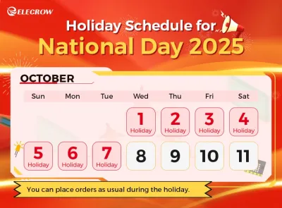 Holiday Schedule for National Day 2025