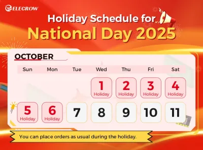 Holiday Schedule for National Day 2025