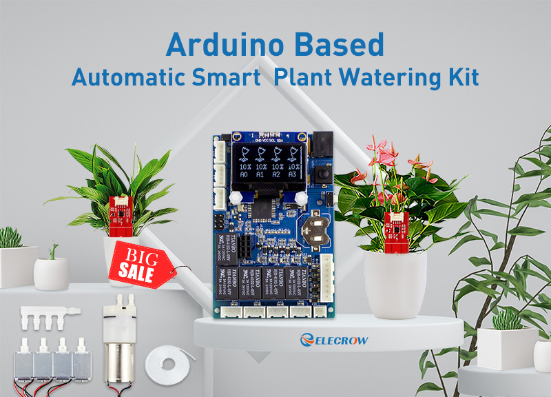  Arduino Based Automatic Smart Plant Watering Kit
