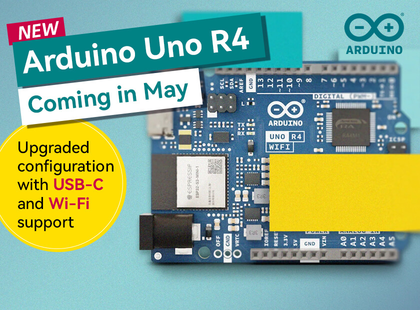 New Arduino Uno R4 Coming in May: Upgraded configuration with USB-C and Wi-Fi support  