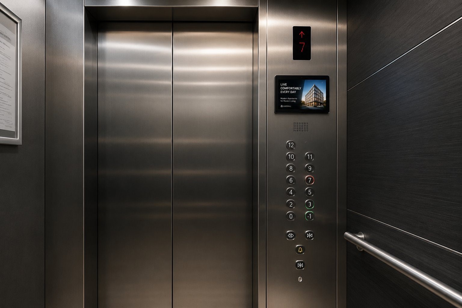 How Grovety Turned 900 Elevator Cabins into Ad Revenue with Elecrow CrowPanel ESP32-P4
