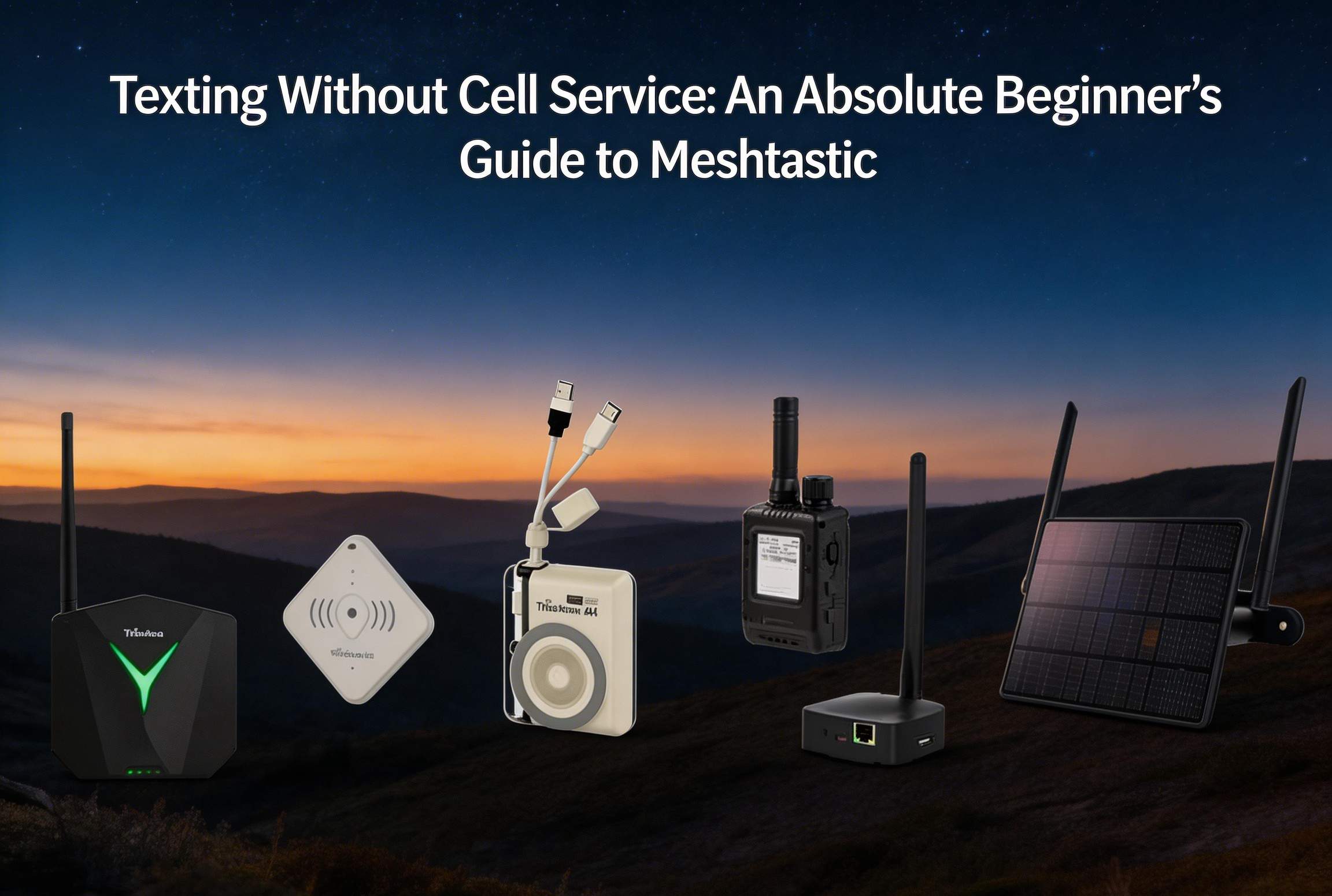 Texting Without Cell Service: An Absolute Beginner’s Guide to Meshtastic