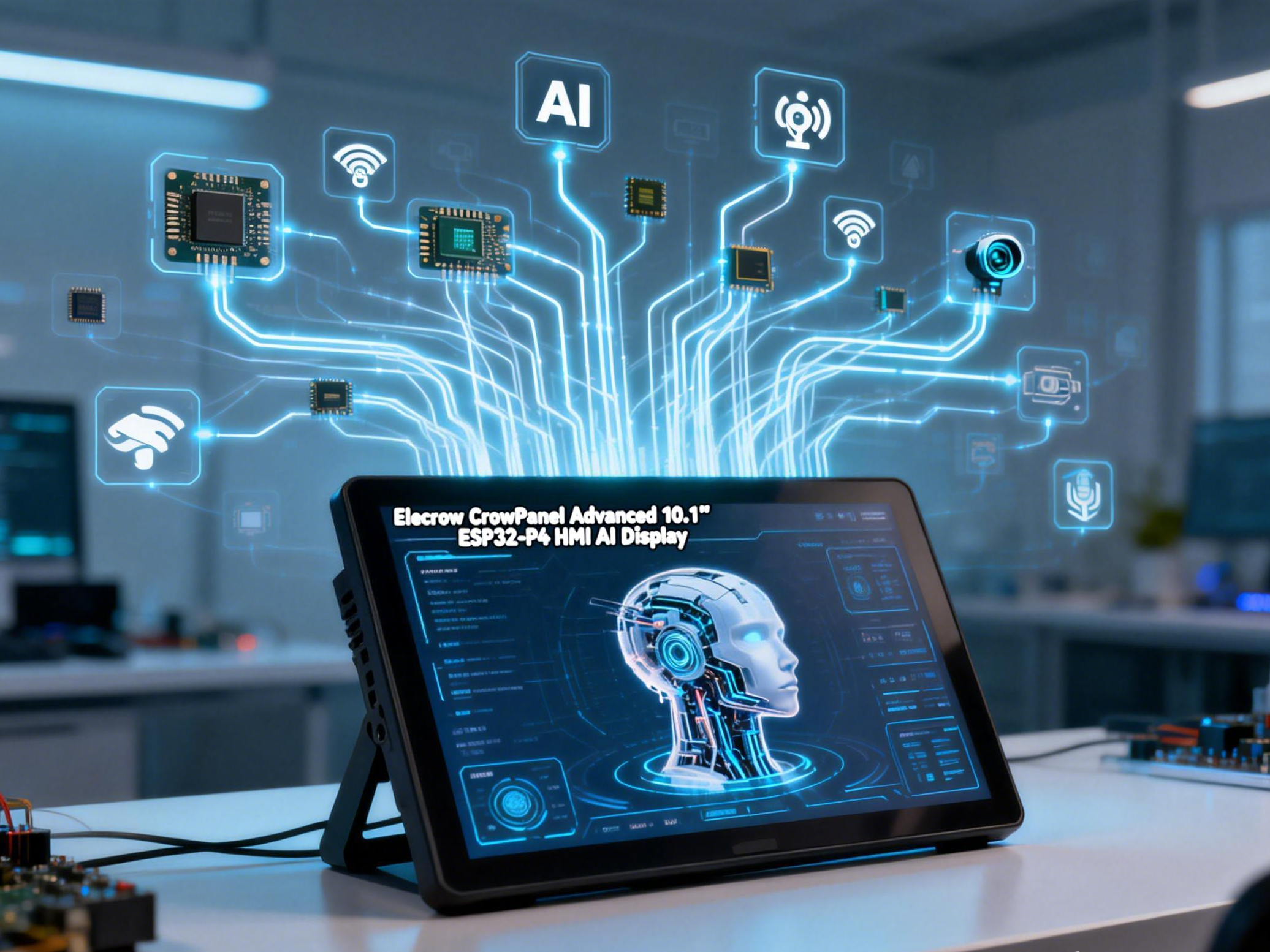 The Ultimate HMI: Unleashing the ESP32-P4 10-inch AI Display